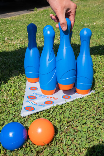 Magnarack Bowling Con 10 Bolos 2 Bolas Y Tapete De Juego Nombre Del Diseño