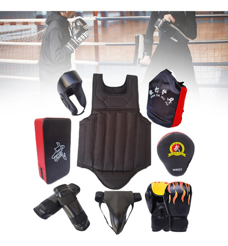 8x Equipo De Protección De Taekwondo Protección Completa L