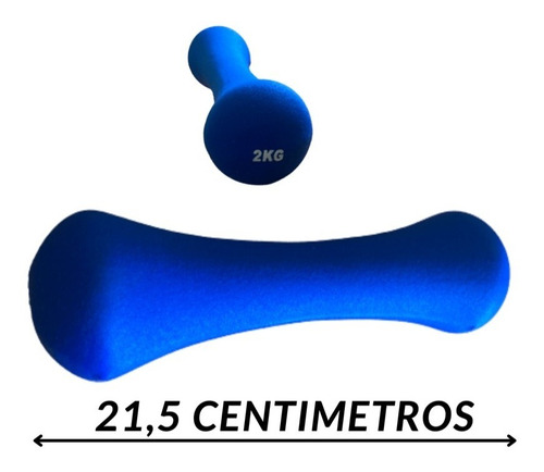 Mancuerna Azul 2 Kilos 