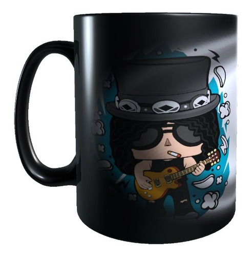 Taza Magica Slash, Guns And Roses, Tazon Alta Calidad