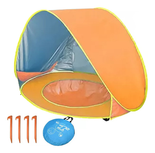 Carpa De Playa Plegable Con Protección Contra Los Rayos Uv