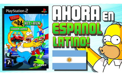 Los Simpson Hit And Run Versión Latino! | Ps2 | Dvd Físico