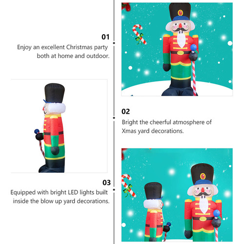 Xy 1pcs Juguete Inflable Navideño Inflables Navideños