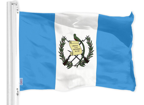 G128 Guatemala Bandera Guatemalteca | 3x5 Pies | Poliéster 1