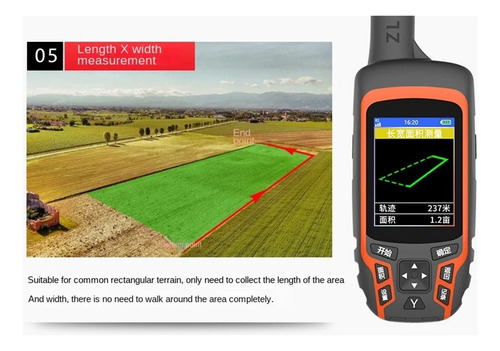 Handheld Usb Land Area Meter Gps Navigation Track Land Area