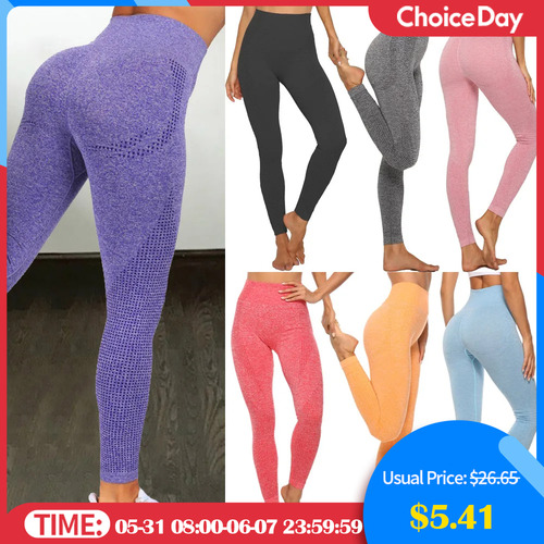 Leggings Sin Costuras De Cintura Alta Push Up Leggins