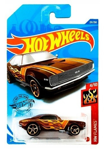 Hot Wheels Auto 67 Camaro Flames Escala 1:64 En Cadia