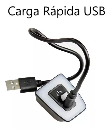 Luces Led USB Recargables para Bicicleta Casco Advertencia — Te lo