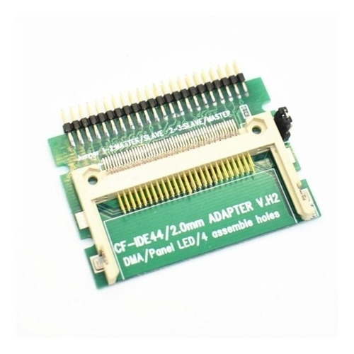 Adaptador De Memorias Cf A Ide 44 Pines Macho Verde