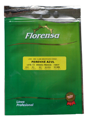 Semillas Lino Azul - Sobre - Florensa - 25g - Floral