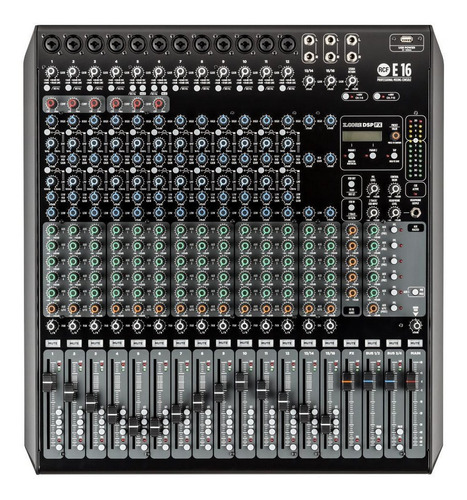 Mesa De Som Rcf E16 C/ Efeitos Z Core Dsp Nova Lacrada