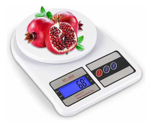 Balanza De Cocina Alimentos  Digital 1gr A 10kg Precision