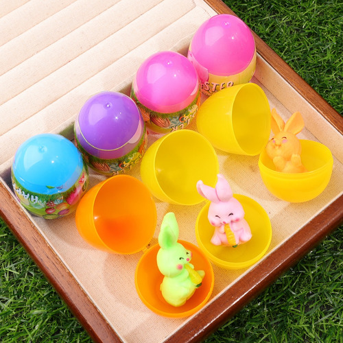 Caja Persiana De Plástico Con Forma De Huevo De Pascua De Co