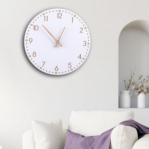 Reloj De Pared De Madera Reloj Decorativo Silencioso Para A