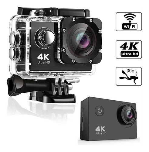 Cámara De Movimiento, Cámara 4k Hd, Wifi, Cámara Deportiva D