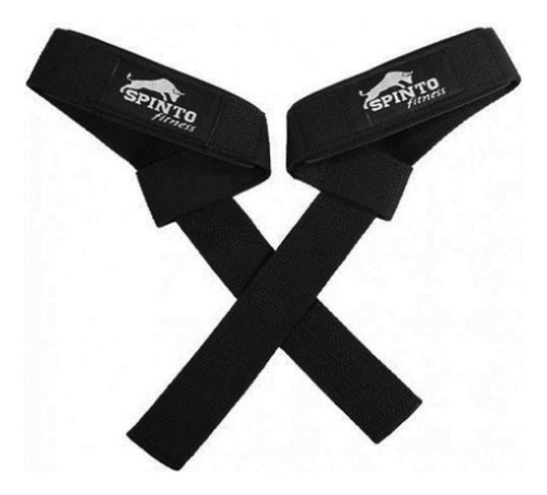 Muñequera Con Strap Spinto Acolchados Padded Lifting Barras, Discos, Mancuernas