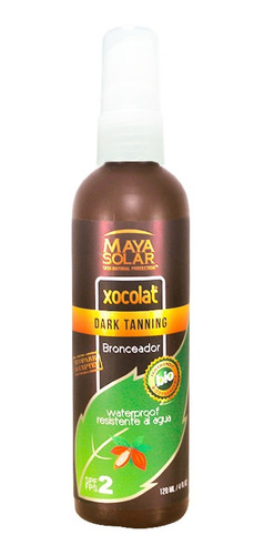 Imagen 1 de 2 de Bronceado Biodegradable Xocolat Dark 120 Ml Biodegradable