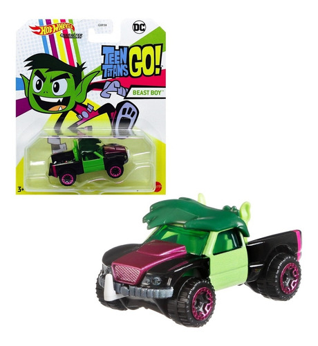 Beast Boy Gxr38 Hot Wheels Teen Titans Go! Character Cars