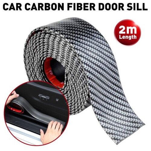 1 3d Carbon Fiber Auto Car Door Sill Sticker Body Anti S Oad