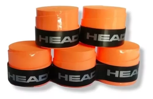 Overgrip Para Raqueta De Tenis Head Color Naranja 5 Pzs.