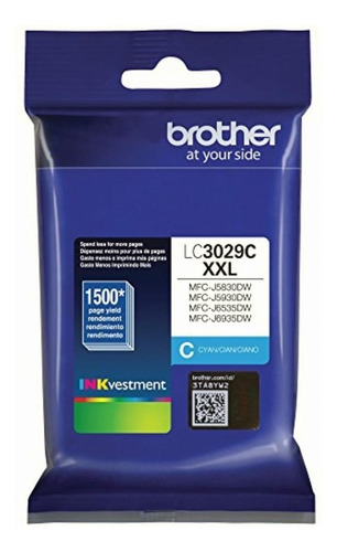 Brother Lc3029c Super High Yield Cyan Ink Cartridge