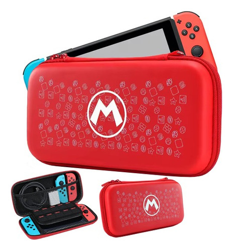 Estuche Rígido Funda Nintendo Switch Diseño Super Mario