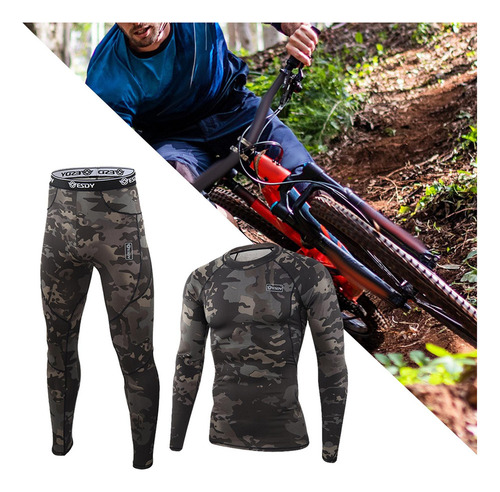 Conjunto De Ropa Interior Térmica Para Hombre Calzoncillos