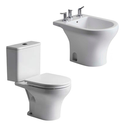 Combo De Sanitarios Ferrum Veneto Inodoro, Deposito - Bidet 