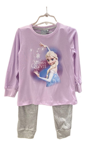 Pijama Disney Frozen Niñas Manga Larga Elsa Ana Original