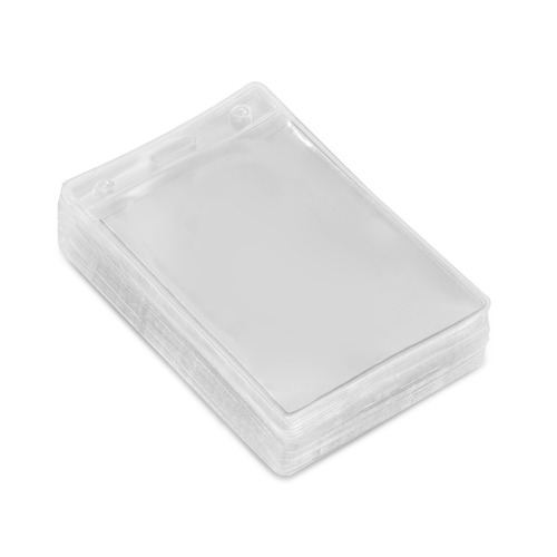 Imagen 2 de 4 de Sobres De Pvc Porta Tarjetas Credenciales 105x75mm Pack 300u
