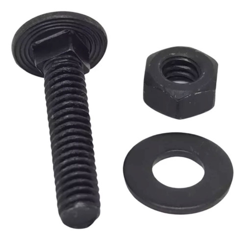 Pack Perno Coche 1/2x 4 Negro Tuerca Y Golilla (100 Un)