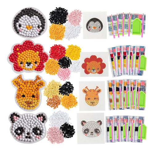 Kit De Manualidades Para Cumpleaños Con Gemas Y Pintura