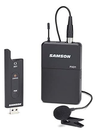 Samson Xpd2 Lavalier Sistema Inalámbrico Digital Usb Con Mic