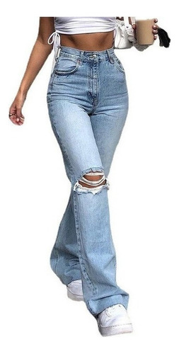Women's A-line Ripped Jeans 2024