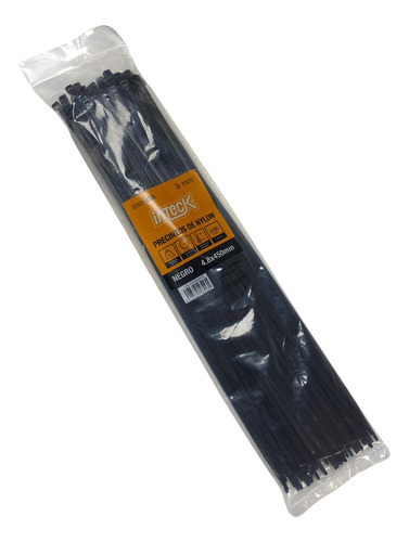 Precinto De Nylon Inteck 4.8mmx45cm Filtro Uv Negro X100u