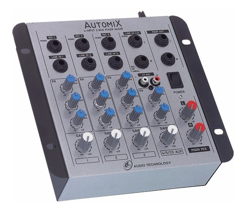 Mesa Som Carro Mixer Automix A402r 4 Canais 12 Volts Nca Ysm