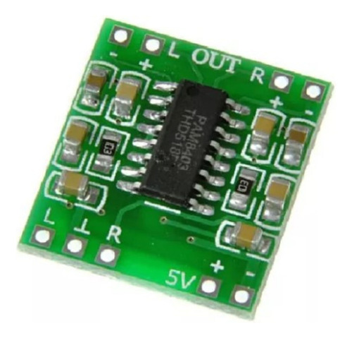 10 X Amplificador Mini Digital 2x3w 5v Pam8403