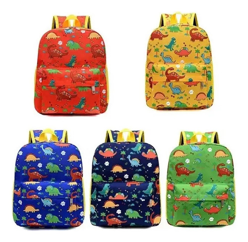 Mochila Preescolar Dinosaurios Kinder Escolar Primaria