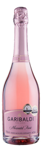 Espumante Garibaldi Moscato Rosé 750ml 7,5% Vol.