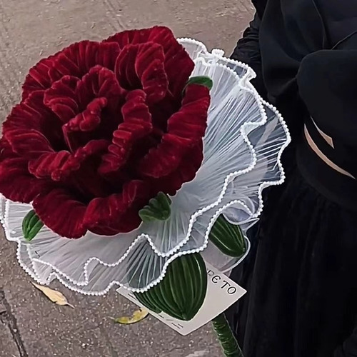Flores Crochet Ramo De Girasol Hilo Niuniu Rosa