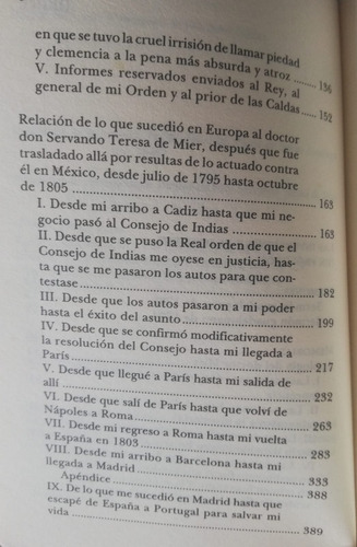 Fray Servando Teresa De Mier Libro (Usado)