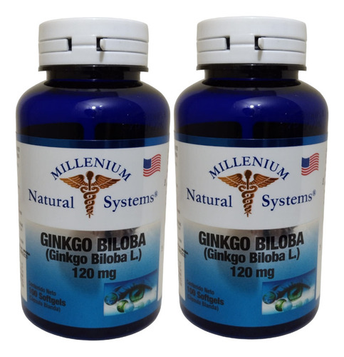 X2 Ginkgo Biloba 120mg X100 Cap - Unidad a $425