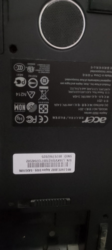 2 Notebook Acer Aspire 5920(leer Descripción) Azul (Usado)
