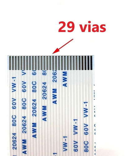 Kit 3 Cabos 29 Vias + 1 Cabo 28 Vias P/ Plotter Roland Bn-20