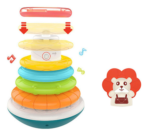 Z Tumbler Toy, Brinquedos De Aprendizagem Com Música E Luz,
