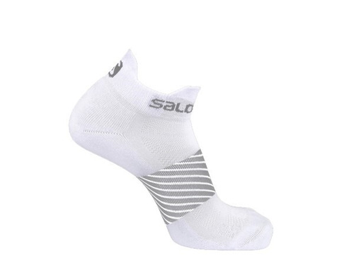 Medias Femenina Salomon - Xa Speed V W Blanco - Running