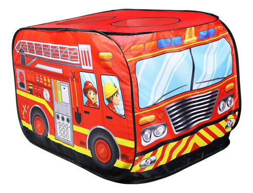 Princesa Niños Niñas Canopy Camión De Bomberos