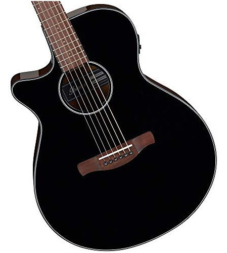 Guitarra Acústico-electrónica Ibanez Aeg50l - Negro Brill