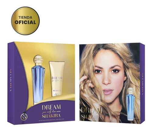 Shakira Set Dream Edt 50ml + Body Lotion 75ml -perfume Mujer