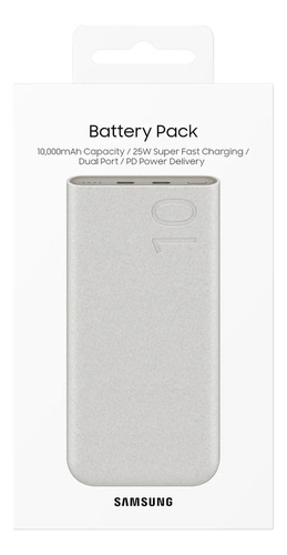 Samsung Battery Pack 25w 10000mah Para Galaxy S24 Plus Ultra